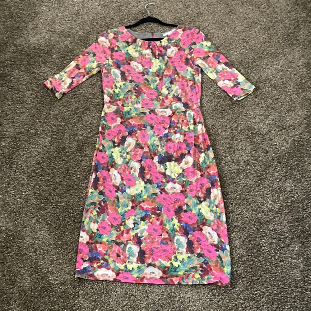 Boden abstract floral dress